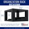 60 Hole Multi-Level Plastic Organization Rack Pencil, Brush &#x26; Supply Holder - Desk Stand Holding Rack for Pens, Paint Brushes, Colored Pencils Markers